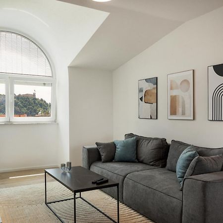 Luxe Penthouse With A Castle View Ljubljana Kültér fotó