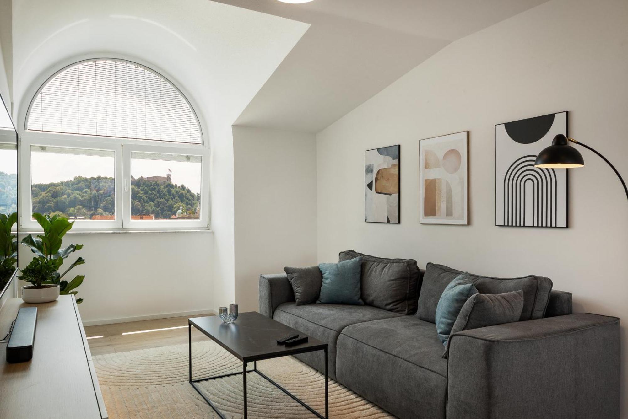 Luxe Penthouse With A Castle View Ljubljana Kültér fotó
